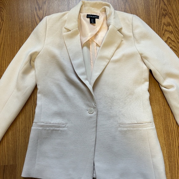 Cynthia Rowley Light beige/pink Blazer - Picture 1 of 2
